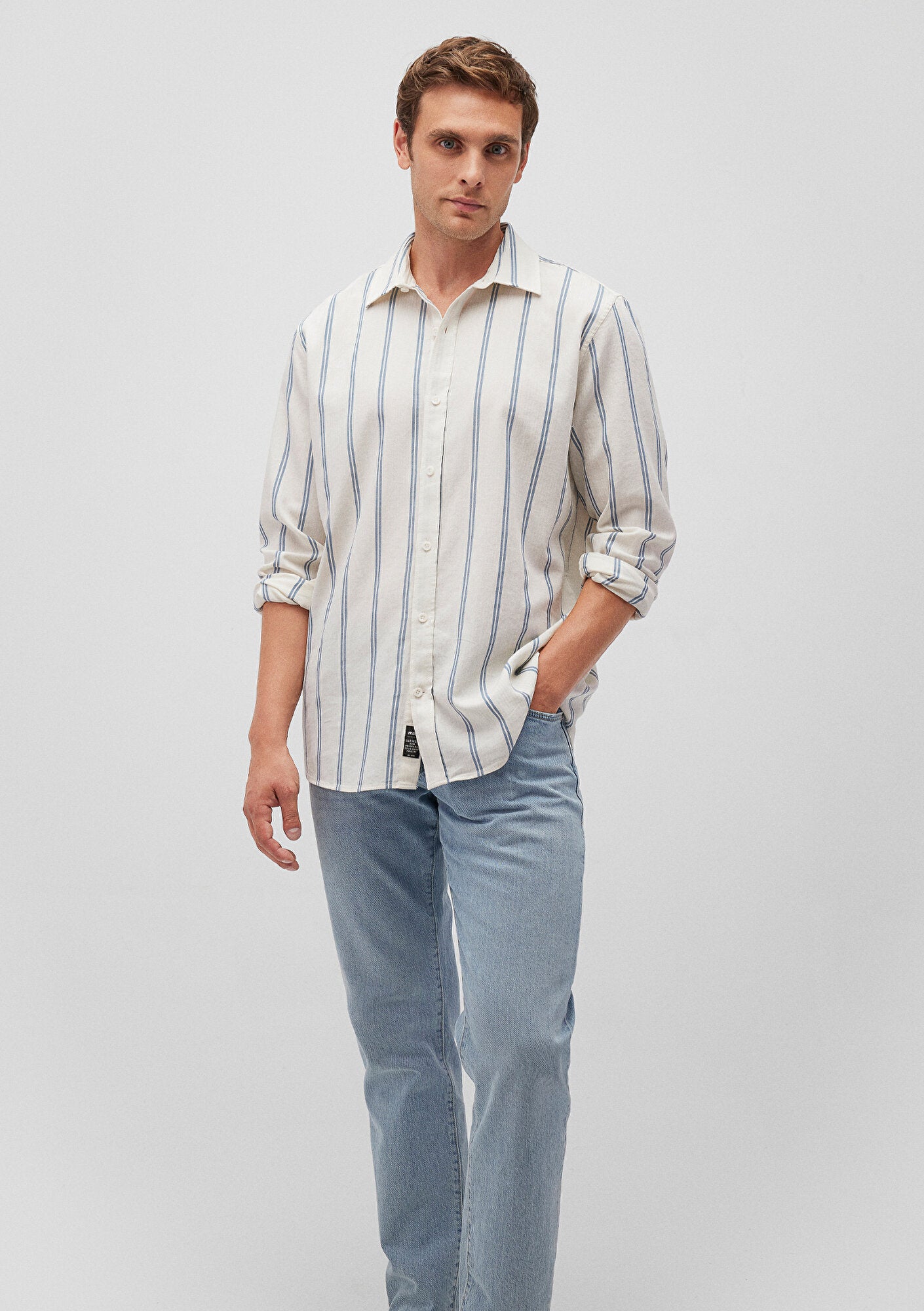 Blue Striped Shirt Mavi blue-striped-shirt-mavi
