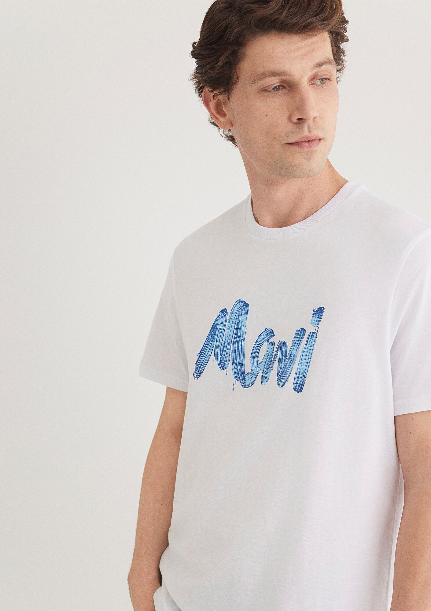 Mavi Logo Printed White T-Shirt Mavi