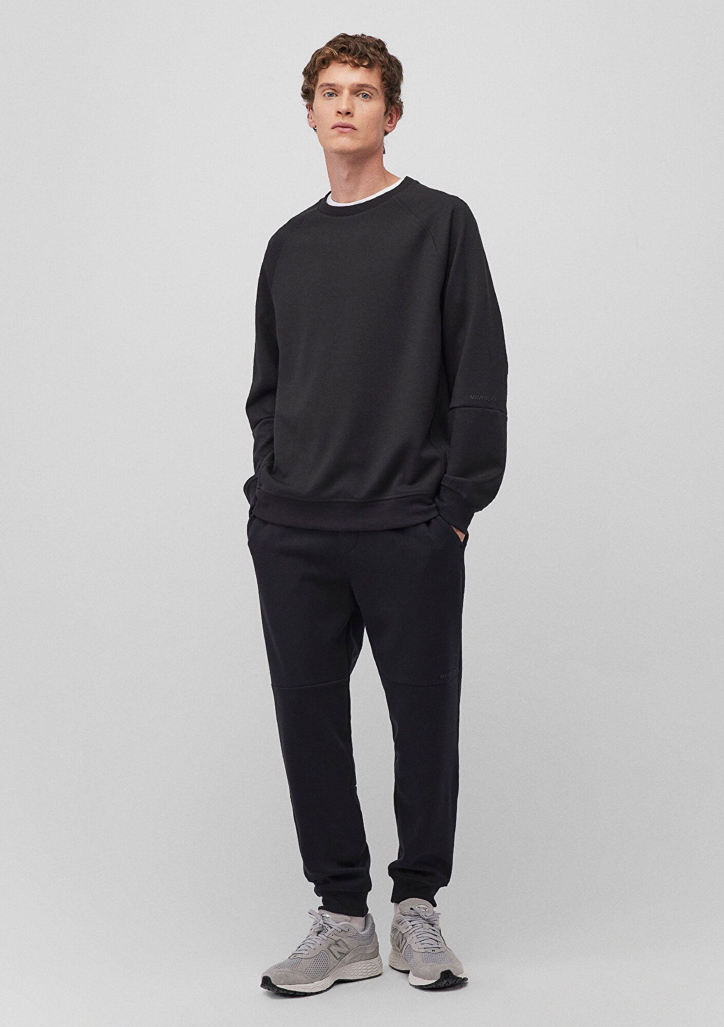 Black Basic Sweatpants Mavi