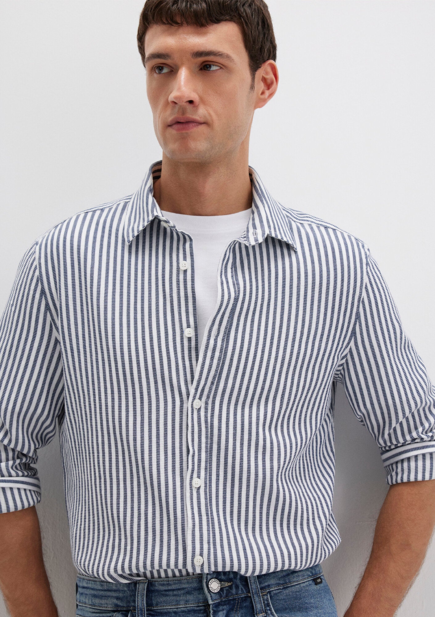 Multi Color Shirt Striped Multi Color Shirt Mavi