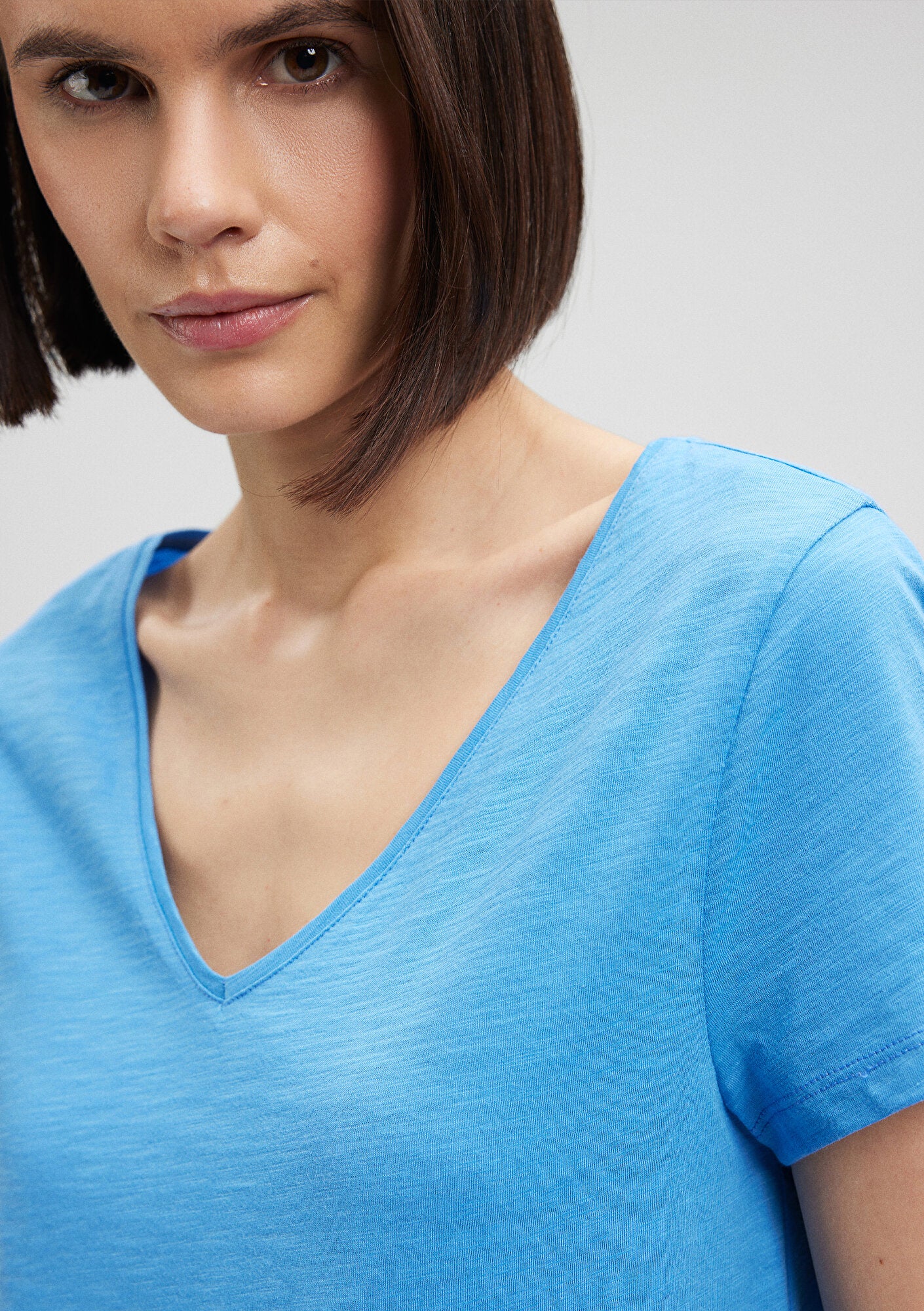 Basic Blue T Blue Basic T-Shirt Mavi