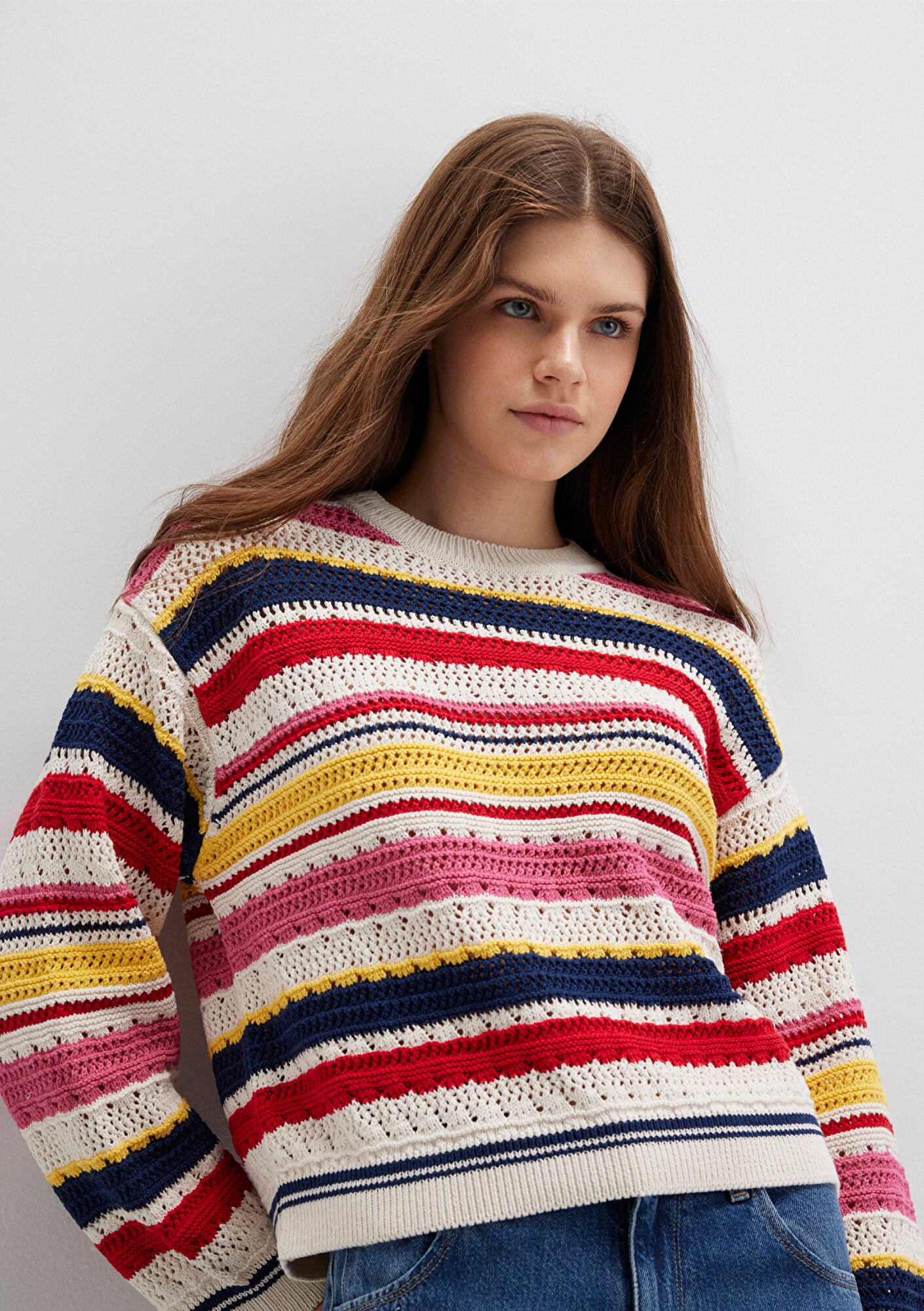 Multi Color Sweater Mavi