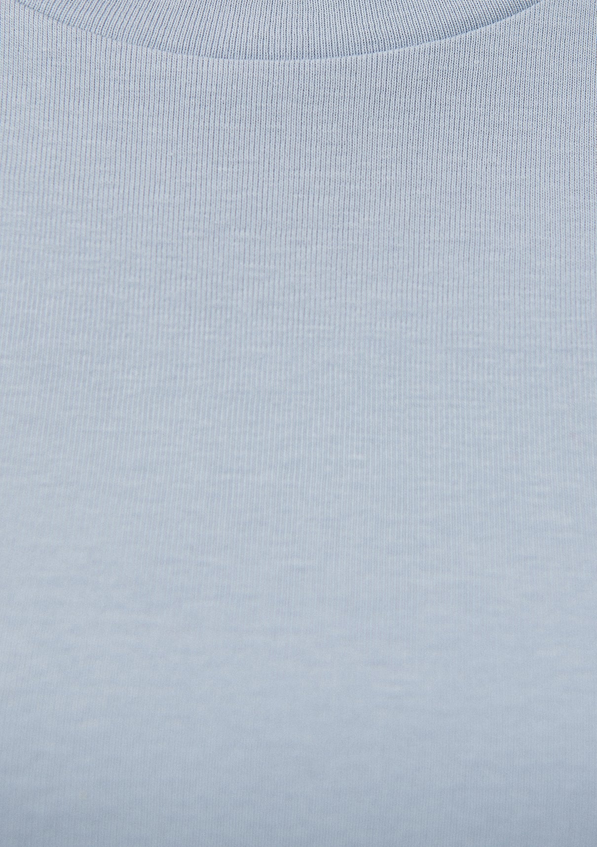 Basic Blue T Crew Neck Blue Basic T-Shirt Mavi