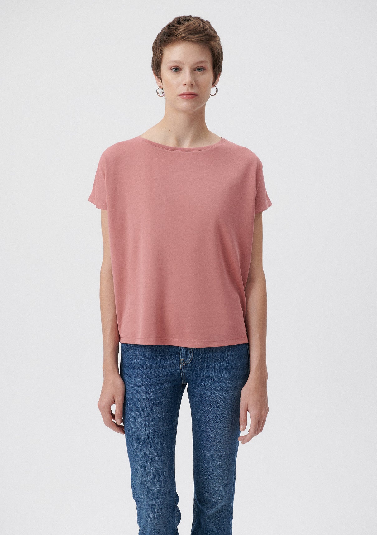 Pink Variant Lux Touch Pink T-Shirt Mavi